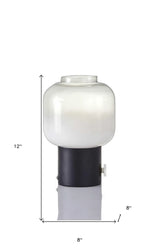 Mod Pod Black Glass Table Lamp - Homeroots - Flyclothing LLC