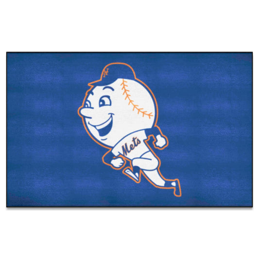 New York Mets Ulti-Mat Rug - 5ft. x 8ft. - Retro Collection - New York Mets