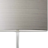White On White Metal Table Lamp - Homeroots - Flyclothing LLC