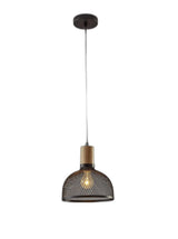 Caged Black Metal Small Ceiling Pendant - Homeroots - Flyclothing LLC