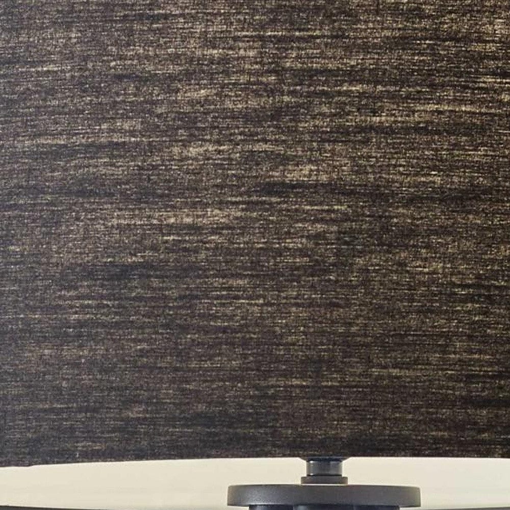 60" Black Tripod Floor Lamp With Black Drum Shade - Homeroots - Flyclothing LLC