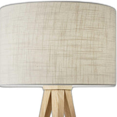 Treble Natural Wood Table Lamp - Homeroots