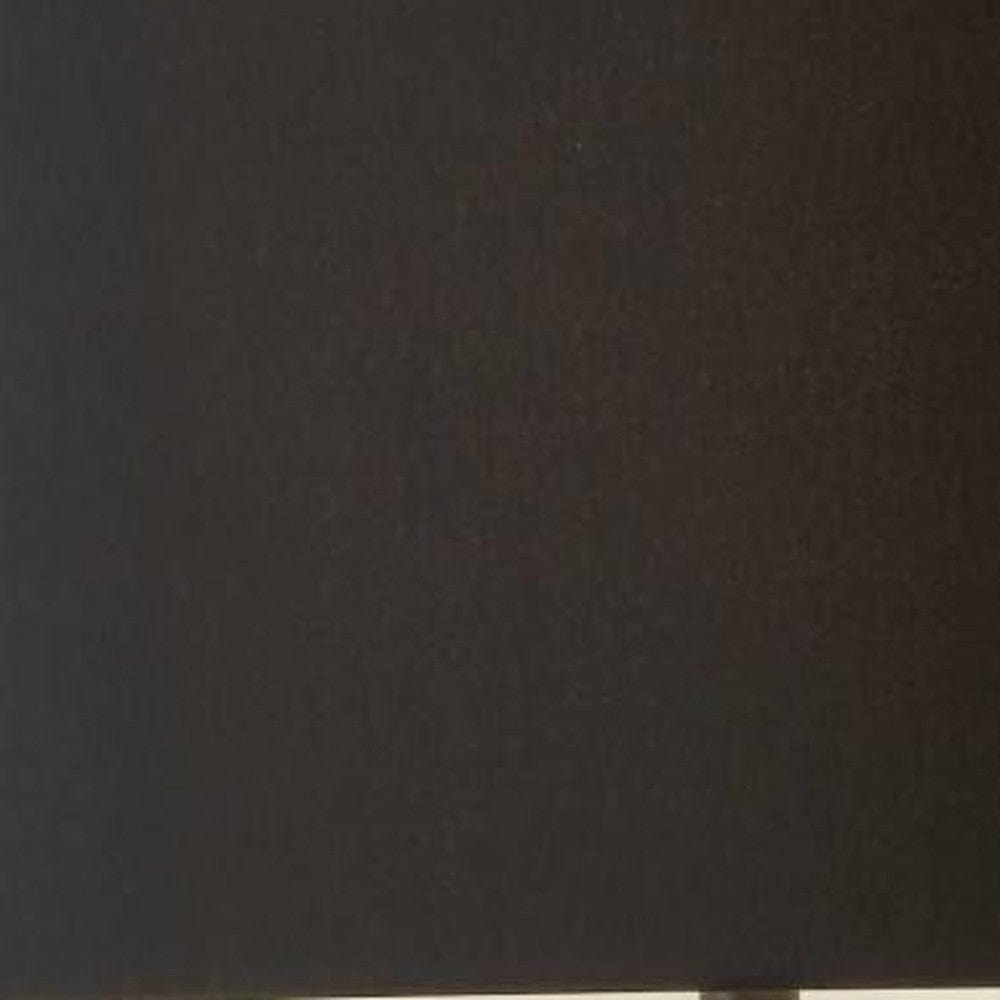 62" Black Tripod Floor Lamp With Black Drum Shade - Homeroots - Flyclothing LLC