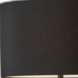 62" Black Tripod Floor Lamp With Black Drum Shade - Homeroots