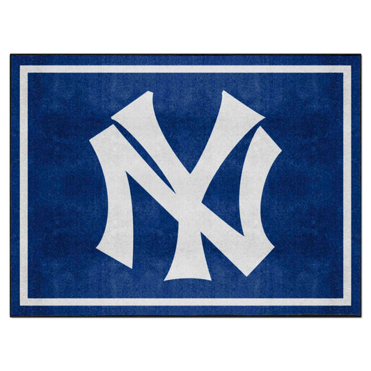 New York Yankees 8ft. x 10 ft. Plush Area Rug - Retro Collection - New York Yankees