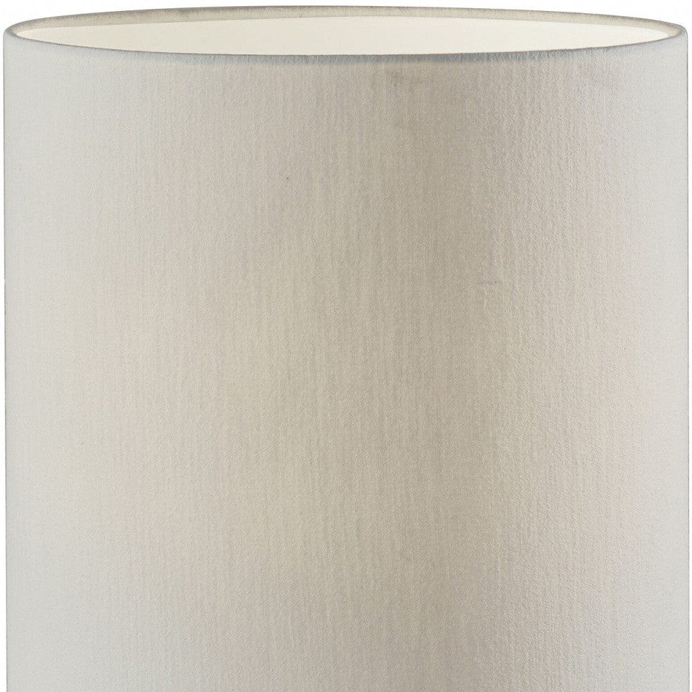 Natural Wood Circular Block Table Lamp - Homeroots