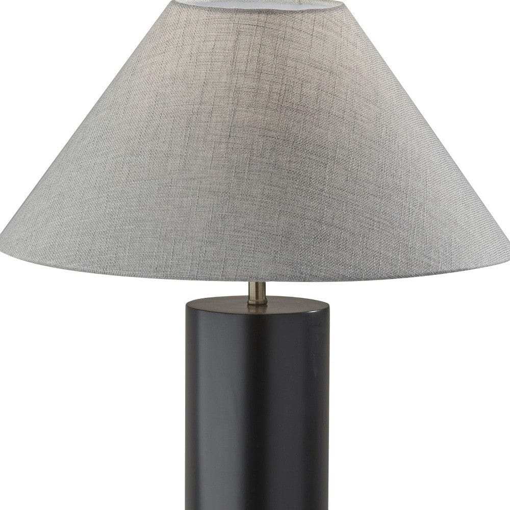 Canopy Black Wood Block Table Lamp - Homeroots - Flyclothing LLC