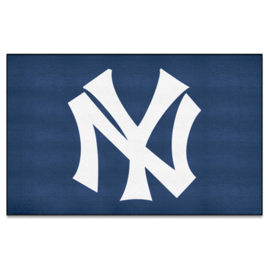 New York Yankees Ulti-Mat Rug - 5ft. x 8ft. - Retro Collection - New York Yankees