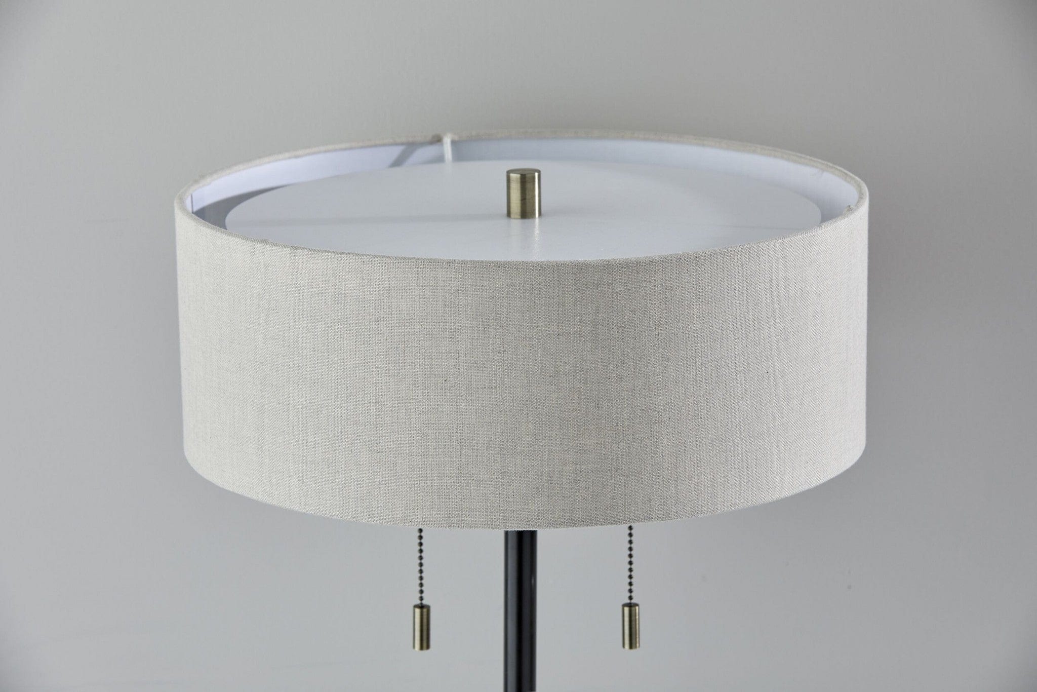 Sci Fi Two Pull Black Metal Table Lamp - Homeroots