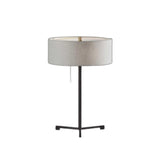 Sci Fi Two Pull Black Metal Table Lamp - Homeroots