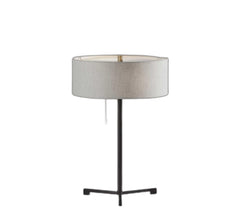 Sci Fi Two Pull Black Metal Table Lamp - Homeroots