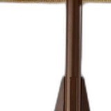 59" Tripod Floor Lamp With Brown Drum Shade - Homeroots