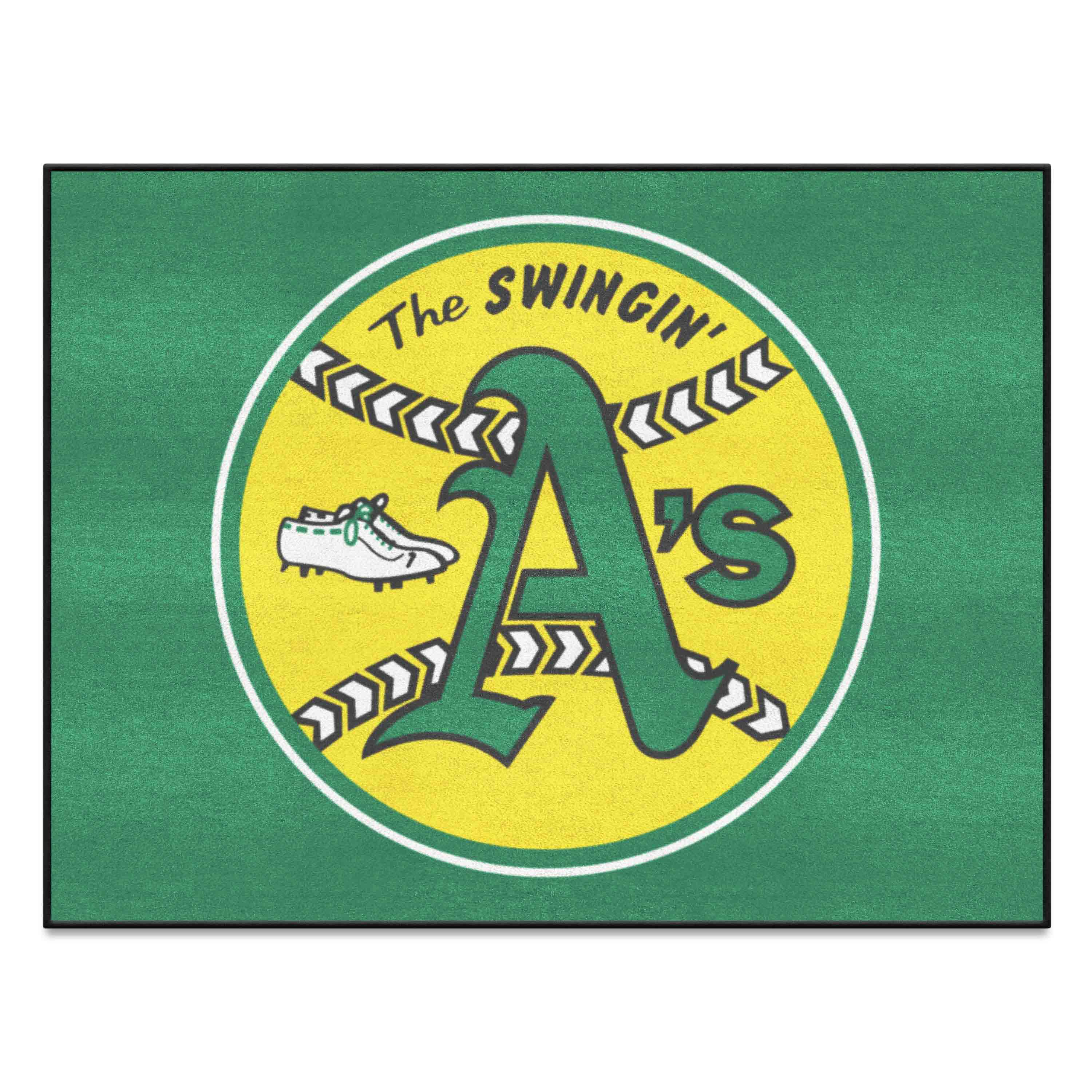 Oakland Athletics All-Star Rug - 34 in. x 42.5 in. - Retro Collection - Oakland Athletics