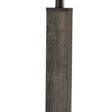 62" Black Traditional Shaped Floor Lamp With Off-White Drum Shade - Homeroots - Flyclothing LLC