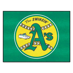 Oakland Athletics All-Star Rug - 34 in. x 42.5 in. - Retro Collection - Oakland Athletics