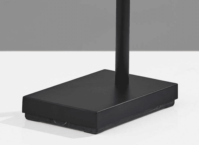 Adjustable Brass Spotlight Led Floor Lamp In Black Metal - Homeroots - Flyclothing LLC