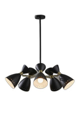 Cinco Diabolo Adjustable Black Metal Pendant - Homeroots - Flyclothing LLC