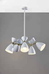 Cinco Diabolo Adjustable White Metal Pendant - Homeroots - Flyclothing LLC