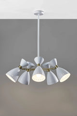 Cinco Diabolo Adjustable White Metal Pendant - Homeroots - Flyclothing LLC