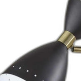Brass Cinch Black Metal Adjustable Desk Lamp - Homeroots - Flyclothing LLC