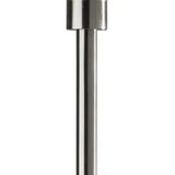 71" Steel Led Torchiere Floor Lamp With White Solid Color Cone Shade - Homeroots