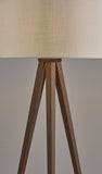 60" Tripod Floor Lamp With White Drum Shade - Homeroots - Flyclothing LLC