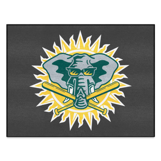 Oakland Athletics All-Star Rug - 34 in. x 42.5 in. - Retro Collection - Oakland Athletics