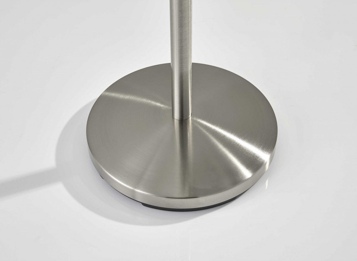 13" X 67" Brushed Steel Brushed Steel Coat Rack - Homeroots - Flyclothing LLC