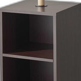 12" X 12" X 69" Walnut Walnut Storage Coat Rack - Homeroots - Flyclothing LLC