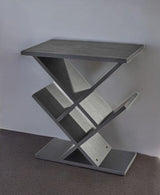 19" Black Solid Wood Pedestal Console Table - Homeroots - Flyclothing LLC