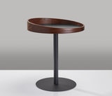 18" X 18" X 20-21.5" Black  End Table - Homeroots
