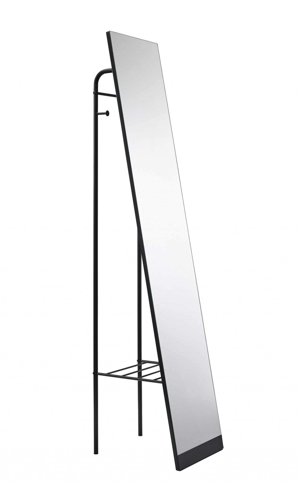 Black Rectangle Cheval Standing Metal Mirror - Homeroots - Flyclothing LLC
