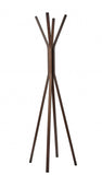 16.5" X 16.5" X 68.25" Walnut  Coat Rack - Homeroots