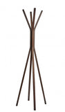 16.5" X 16.5" X 68.25" Walnut  Coat Rack - Homeroots