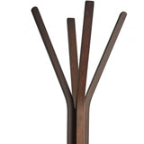 16.5" X 16.5" X 68.25" Walnut Coat Rack - Homeroots - Flyclothing LLC