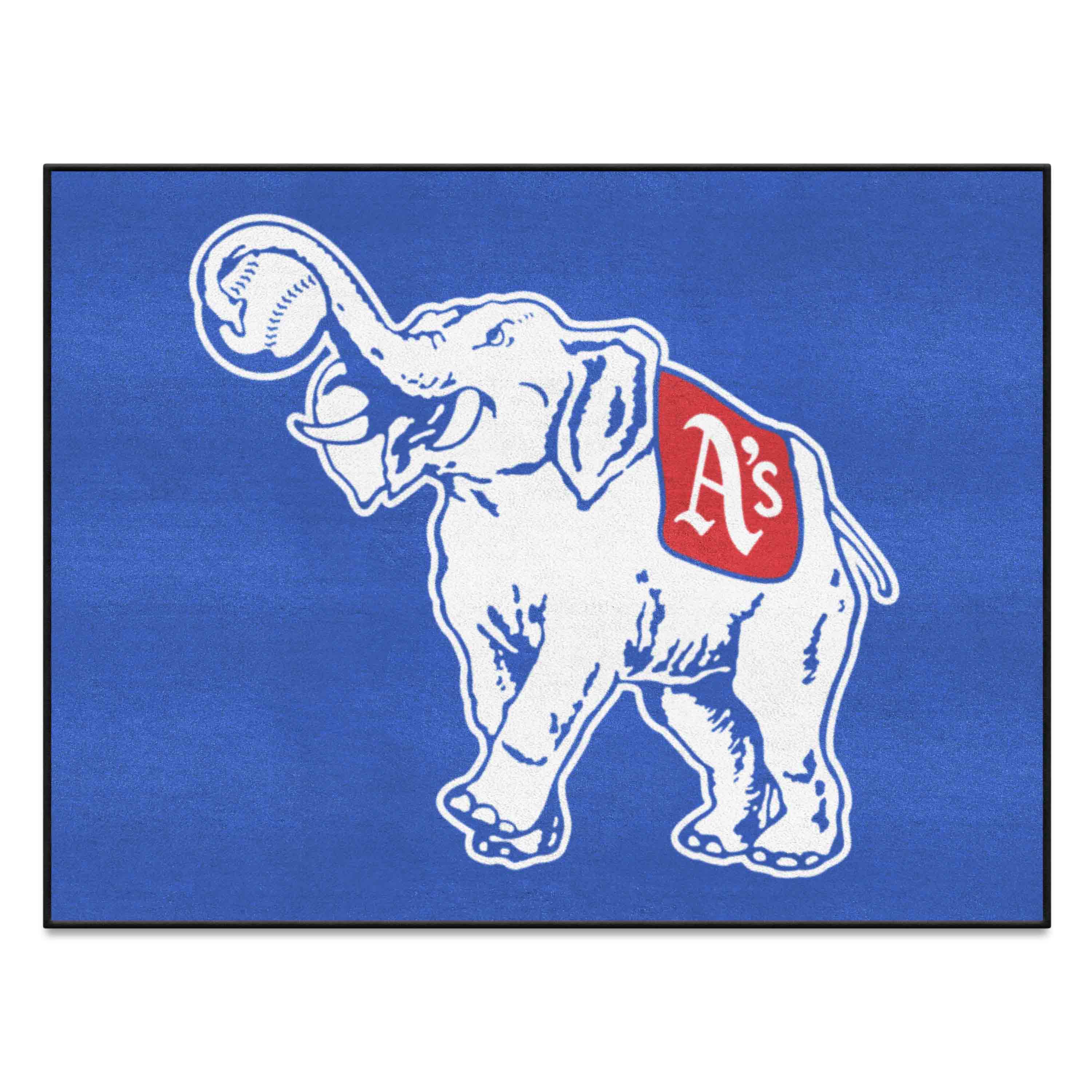 Oakland Athletics All-Star Rug - 34 in. x 42.5 in. - Retro Collection - Oakland Athletics