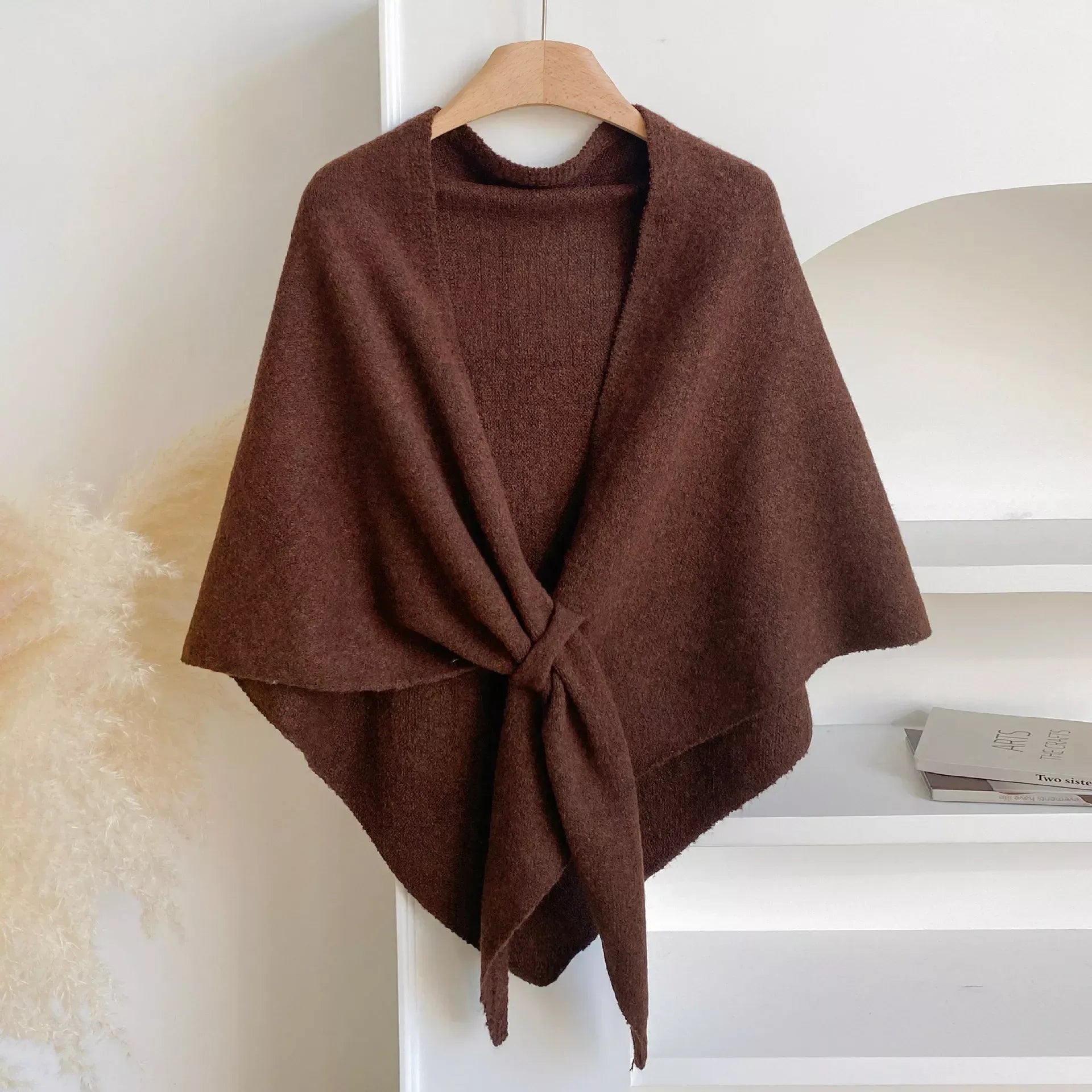 Knitted Solid Color Scarf Shawl - Trendsi - Flyclothing LLC