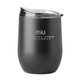 AL State GunMetal 16oz Black Powder Curved Beverage
