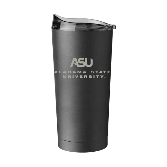 AL State GunMetal 20oz Black Powder Coat Tumbler - Logo Brands - Flyclothing LLC