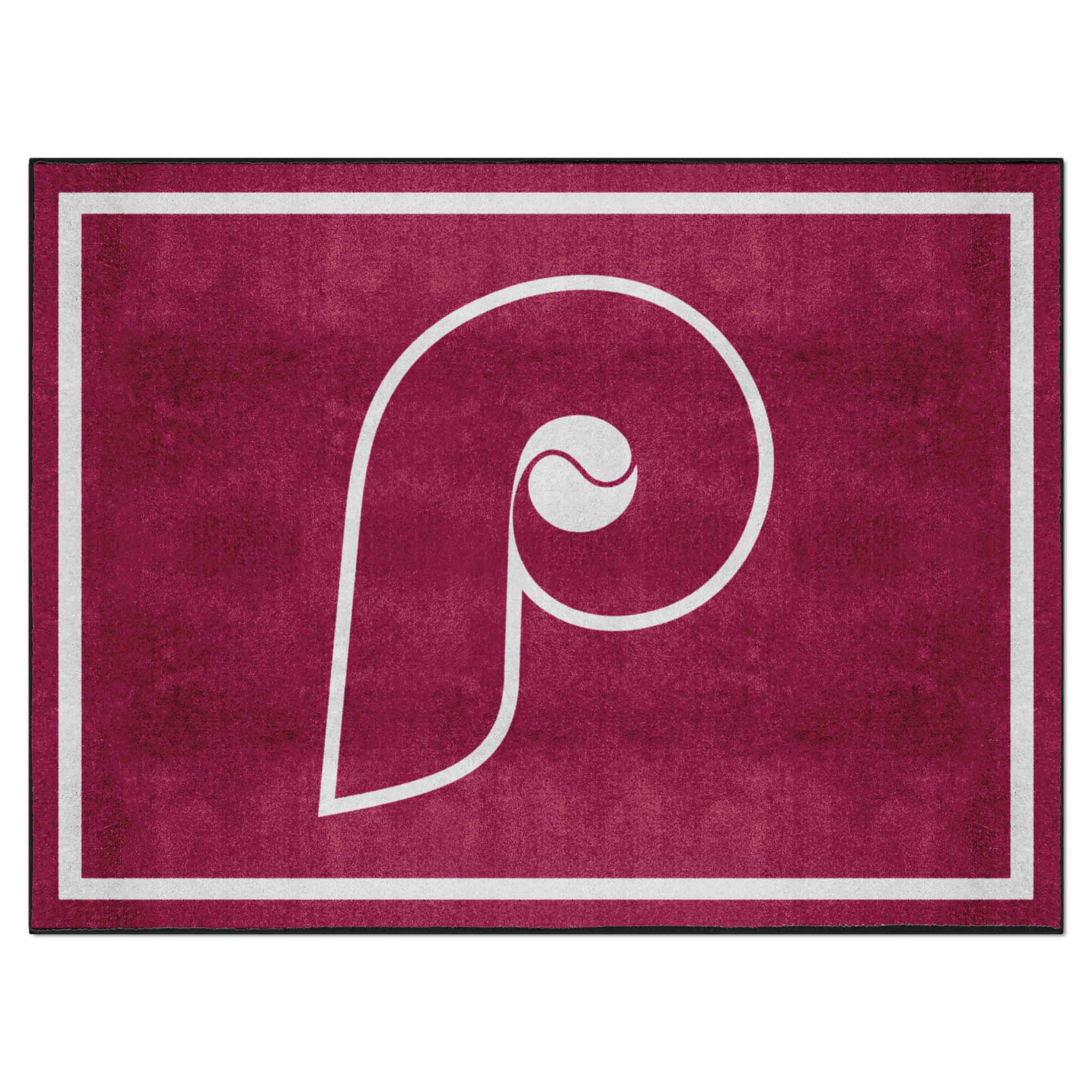 Philadelphia Phillies 8ft. x 10 ft. Plush Area Rug - Retro Collection - Philadelphia Phillies