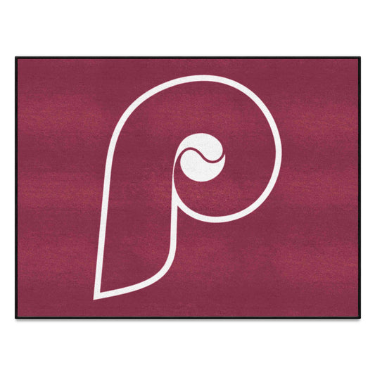 Philadelphia Phillies All-Star Rug - 34 in. x 42.5 in. - Retro Collection - Philadelphia Phillies