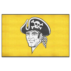 Pittsburgh Pirates Ulti-Mat Rug - 5ft. x 8ft. - Retro Collection - Pittsburgh Pirates