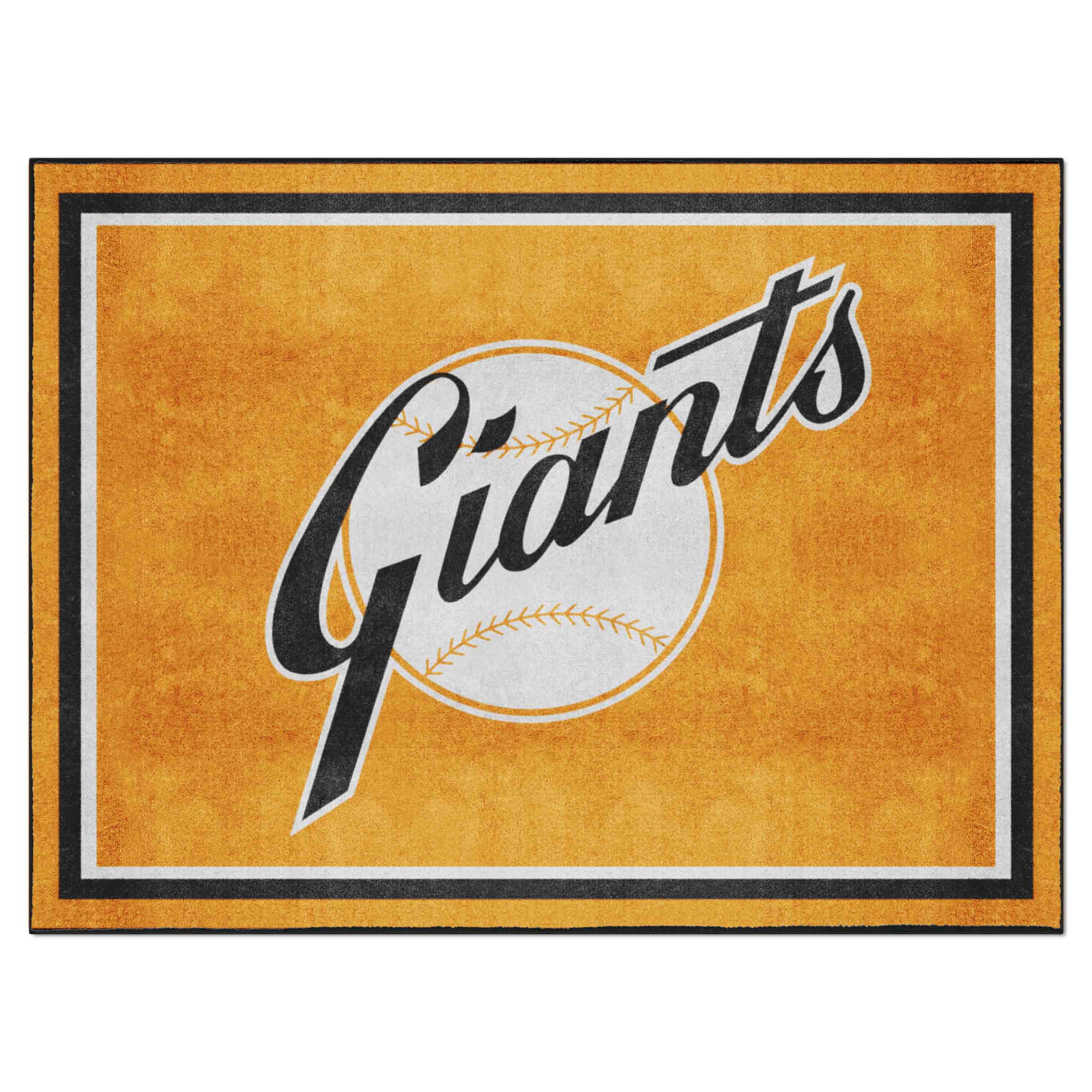 New York Giants 8ft. x 10 ft. Plush Area Rug - Retro Collection - New York Giants