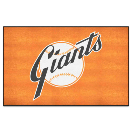 New York Giants Ulti-Mat Rug - 5ft. x 8ft. - Retro Collection - New York Giants
