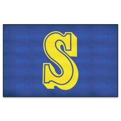 Seattle Mariners Ulti-Mat Rug - 5ft. x 8ft. - Retro Collection - Seattle Mariners