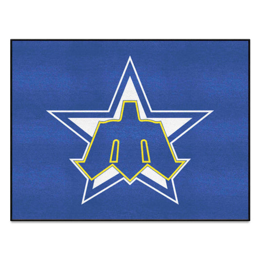 Seattle Mariners All-Star Rug - 34 in. x 42.5 in. - Retro Collection - Seattle Mariners