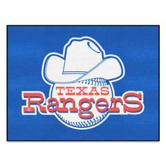 Texas Rangers All-Star Rug - 34 in. x 42.5 in. - Retro Collection