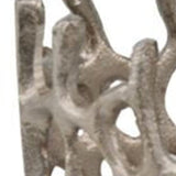 16" Silver Aluminum Twigs Novelty Table Vase - Homeroots