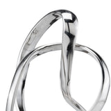 18" Silver and White Marble and Aluminum Sculpture - Homeroots - Flyclothing LLC