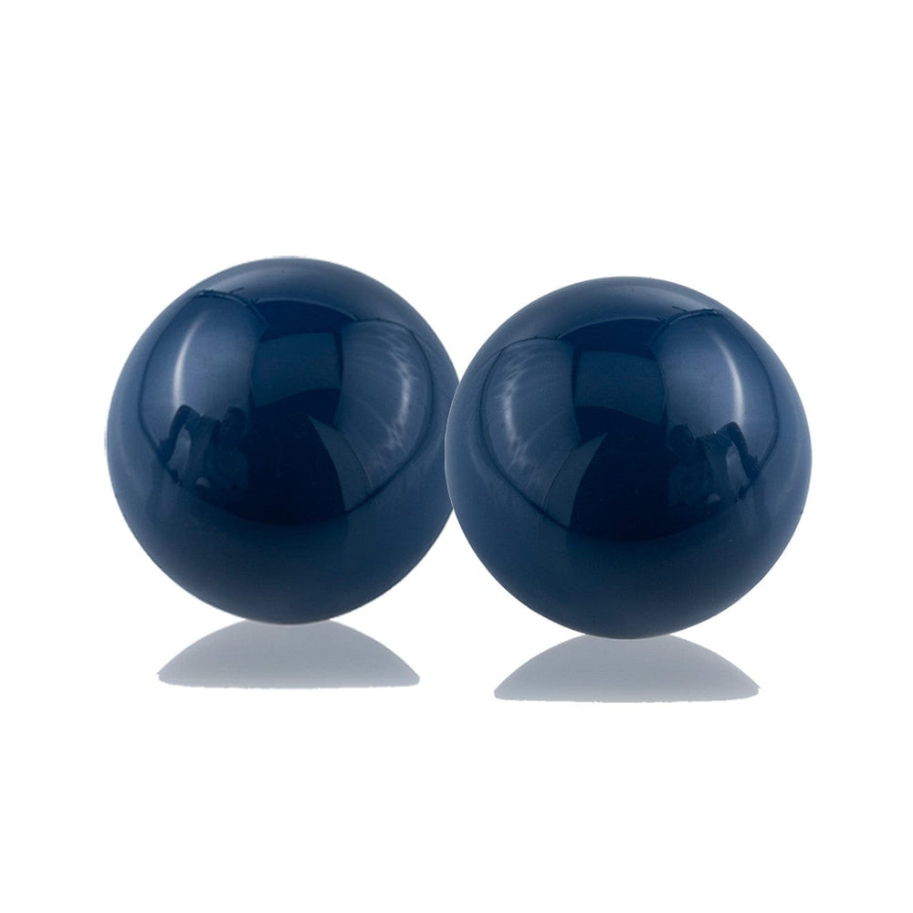 4" X 4" X 4" Blue Aluminum Classic Sphere - Homeroots